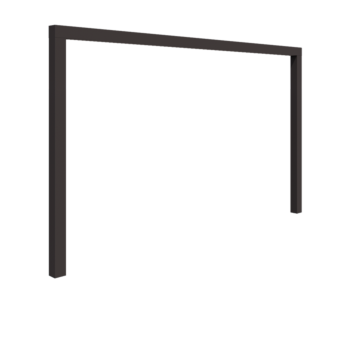 Pergola z oceli - Rovný - 400 x 230 cm - jiná barva RAL - Bez Betonový patek