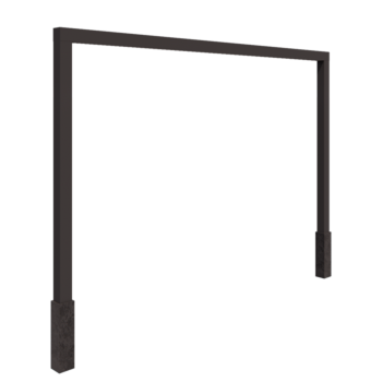 Pergola z oceli - Rovný - 400 x 230 cm - jiná barva RAL - S Betonový patek
