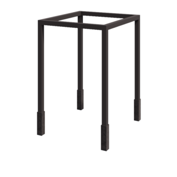 Pergola z oceli - Čtverec - 224 x 200 x 230 cm - jiná barva RAL - S Betonový patek