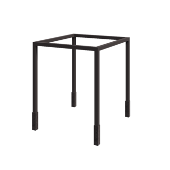 Pergola z oceli - Čtverec - 274 x 250 x 230 cm - RAL7016 matný (antracitově šedá) - S Betonový patek