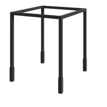 Pergola z oceli - Čtverec - 274 x 250 x 230 cm - jiná barva RAL - S Betonový patek