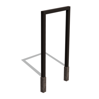 Rovná pergola z práškově lakované oceli 150 cm