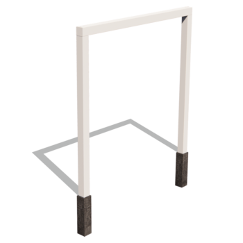 Pergola z oceli - Rovný - 250 x 230 cm - jiná barva RAL - S Betonový patek