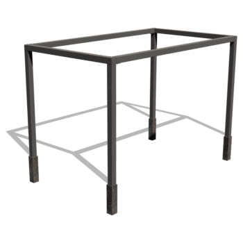 Čtvercová pergola z práškově lakované oceli 424 x 250 cm