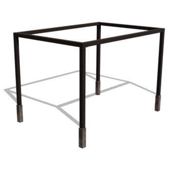 Čtvercová pergola z práškově lakované oceli 424 x 300 cm