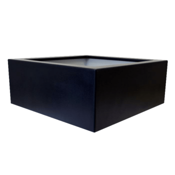 Sklolaminátový květináč - Čtverec - 100 x 100 x 40 cm - Se dnem