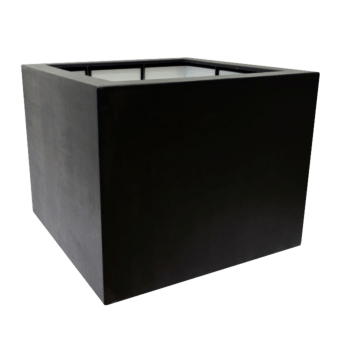 Sklolaminátový květináč - Čtverec - 100 x 100 x 80 cm - Se dnem
