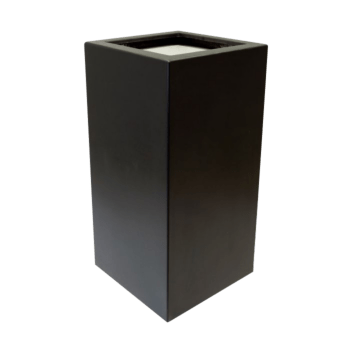 Sklolaminátový květináč - Čtverec - 50 x 50 x 100 cm - Se dnem