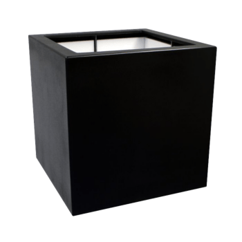 Sklolaminátový květináč - Čtverec - 80 x 80 x 80 cm - Se dnem
