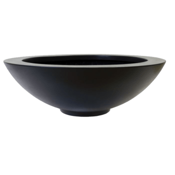 Sklolaminátový květináč - Mísa - Ø 120 x 40 cm - Se dnem