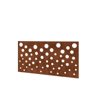 Plot z oceli Corten H panel B 120 x 63,3 cm