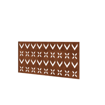 Plot z oceli Corten H panel V 120 x 63,3 cm