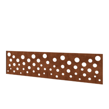 Plot z oceli Corten H panel B 180 x 47,5 cm