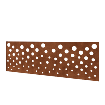 Plot z cortenu H - Panel B - 180 x 63,3 cm