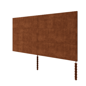 Plot z cortenu H3 - kompletní sada - 372 x 6 x 190 cm