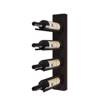 Stojan na víno z oceli - Puglia - 10,6 x 29 x 55 cm - Bronze