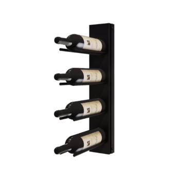 Stojan na víno z oceli - Puglia - 10,6 x 29 x 55 cm - RAL9005 matný (černý)