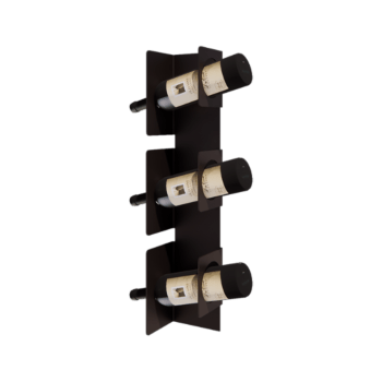 Stojan na víno z oceli - Veneto - 10 x 13 x 60 cm - Bronze