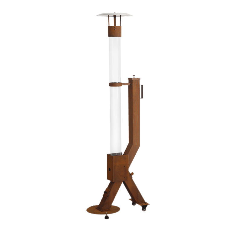 Terasový ohřívač na pelety - Rocket - Corten