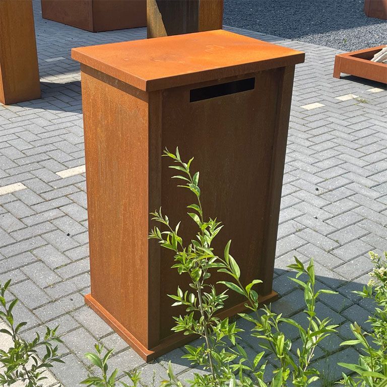 Poštovní schránka z cortenové oceli Arizona typ M
