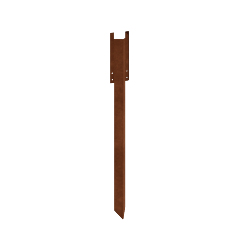 podpěrný kolík dlouhý Cortenová ocel XL 45 cm