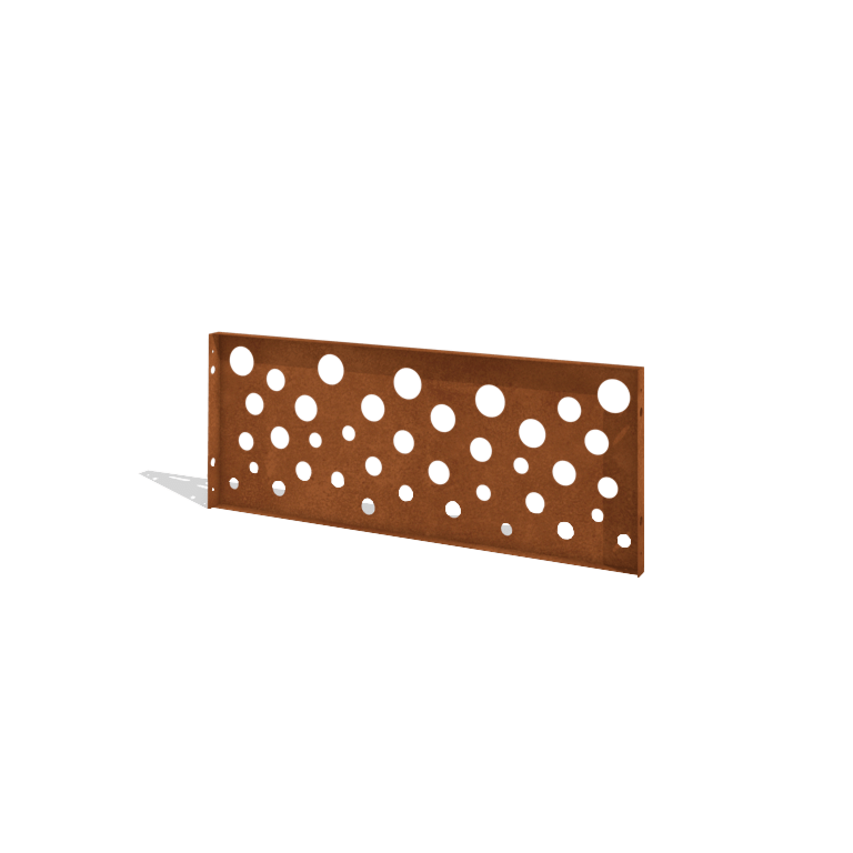 Plot z cortenu H - Panel B - 120 x 47,5 cm