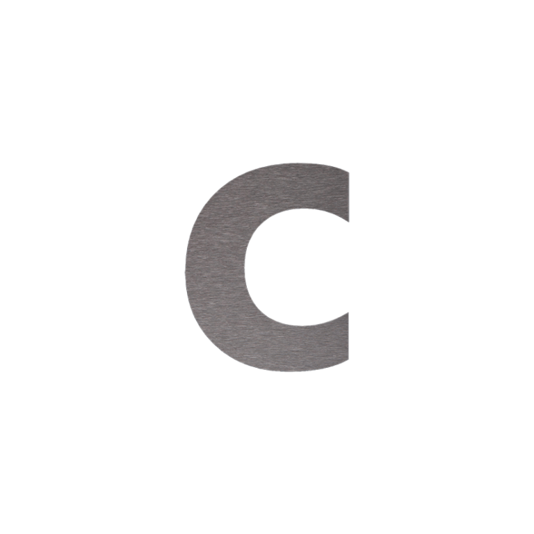 číslo domu nerezová ocel c - 30 cm