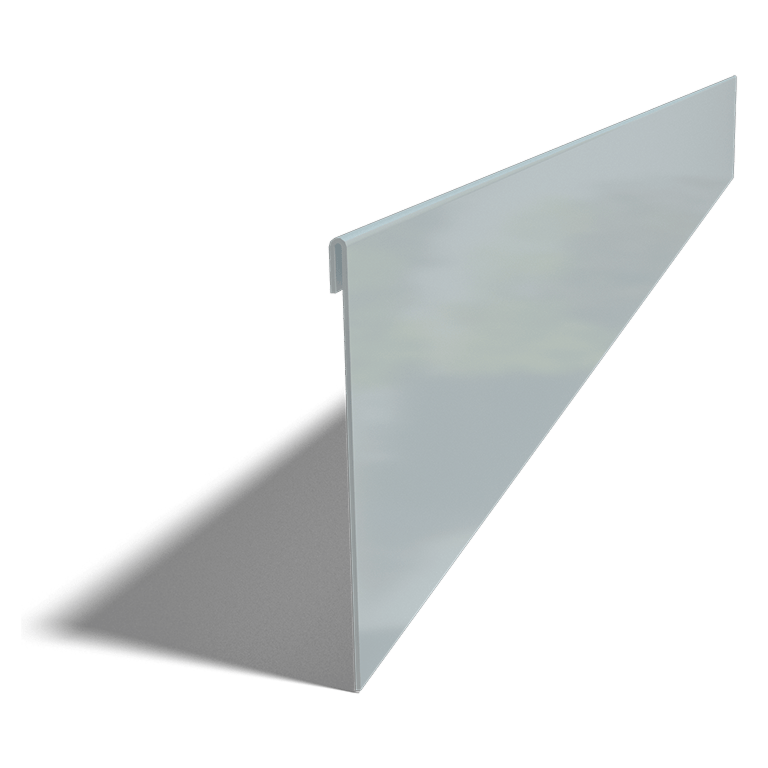Obrubník zploštělý z pozinkované oceli 13 cm (délka 240 cm)
