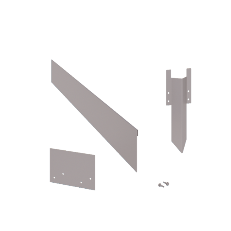 Obrubníky z pozinkované oceli - Zploštělý - Výška 13 cm - kompletní sada 24 Sr