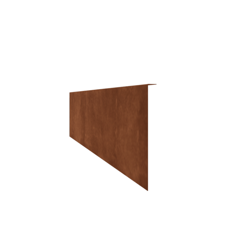 Obrubník úhlový z cortenové oceli 34 cm (délka 150 cm)