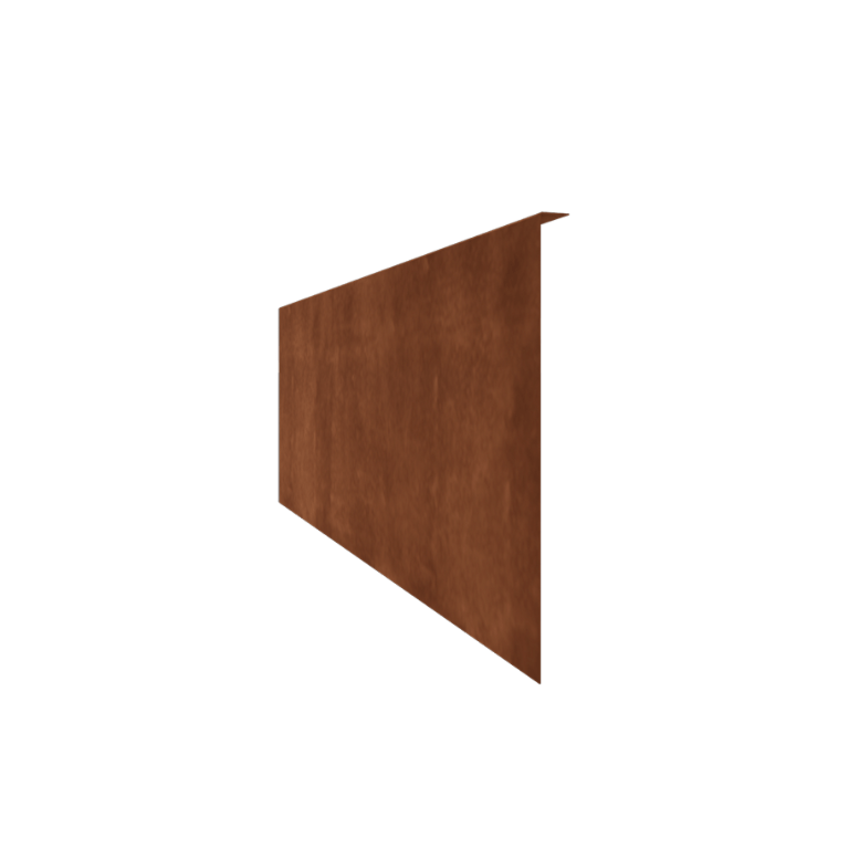 Obrubník úhlový z cortenové oceli 45 cm (délka 240 cm)