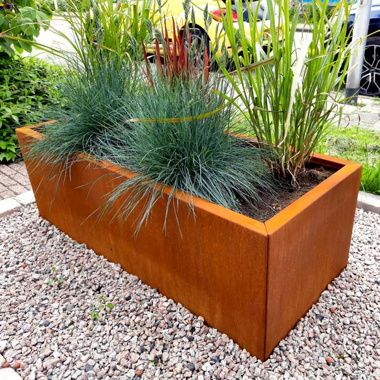 Květináč z cortenové oceli Texas 50 x 120 cm