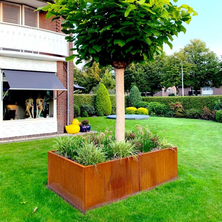 Květináč z cortenové oceli Texas xxl 200 x 120 cm