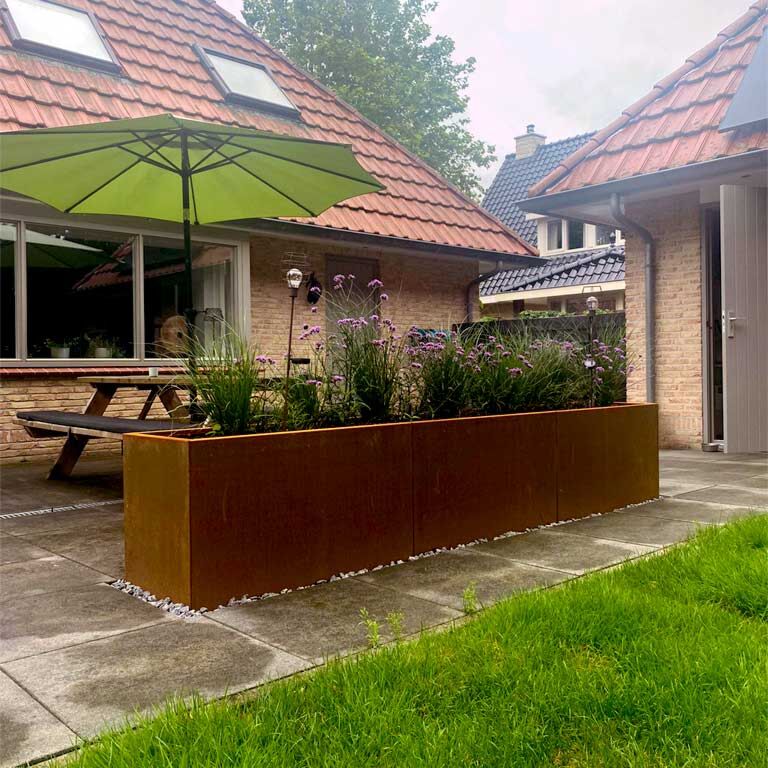 Květináč z cortenové oceli Texas xxl 300 x 50 cm