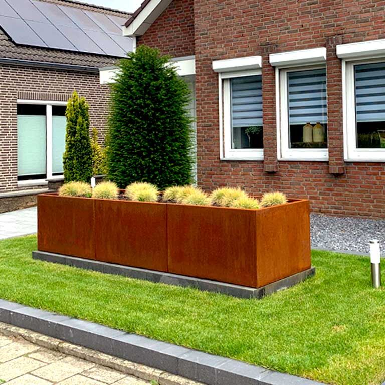 Květináč z cortenové oceli Texas xxl 300 x 80 cm