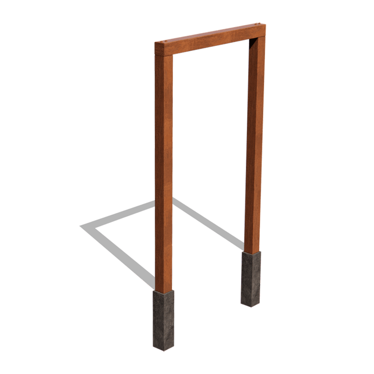 Rovná pergola z cortenové oceli 150 cm