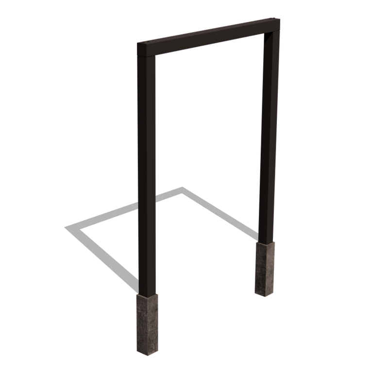 Rovná pergola z práškově lakované oceli 200 cm
