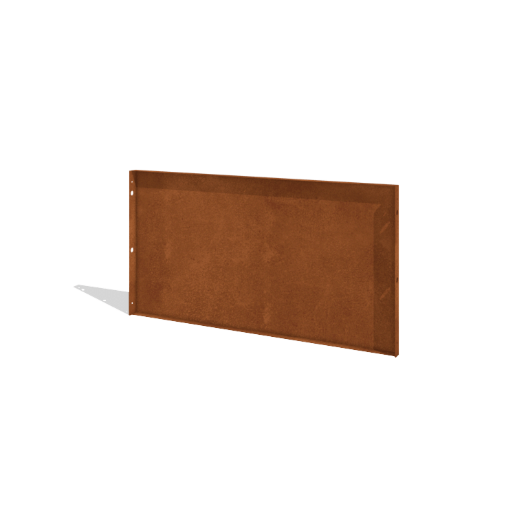 Plot z oceli Corten H panel 120 x 63,3 cm