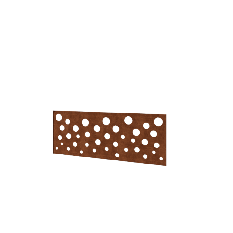 Plot z cortenu H - Panel B - 120 x 47,5 cm