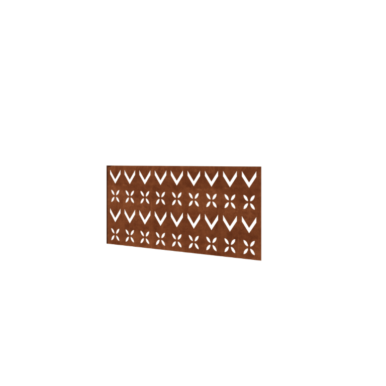 Plot z cortenu H - Panel V - 120 x 63,3 cm