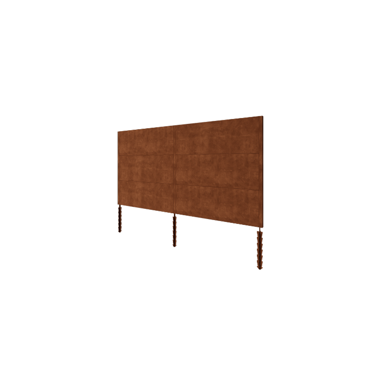 Plot z cortenu H3 - kompletní sada - 378 x 6 x 190 cm