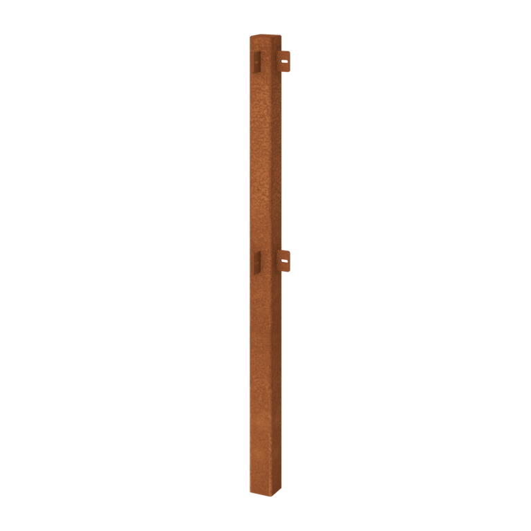 Dekorativní ploty z cortenové oceli rohový sloupek Dekorativní ploty z cortenové oceli rohový sloupek