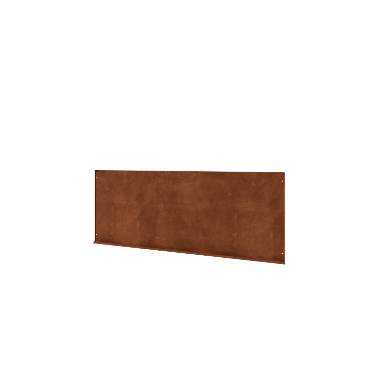 Dekorační plot z cortenu V - Panel - 149 x 3 x 60 cm