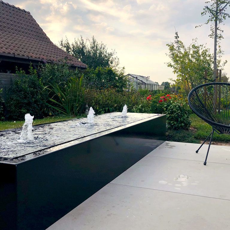 vodní stůl Hliník 300 x 80 x 40 cm