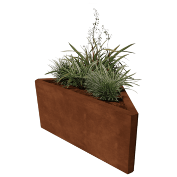 Květináč z cortenové oceli Alaska równoramienny 84 cm