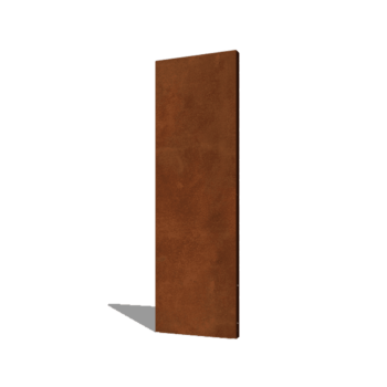 Panel podstavec z oceli corten 60 x 6 x 190 cm
