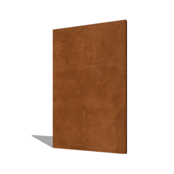 Panel podstavec z oceli corten 120 x 6 x 190 cm