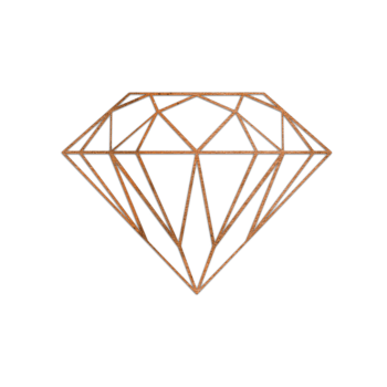 Diamant Dekorace na stěnu z oceli Corten *OP=OP