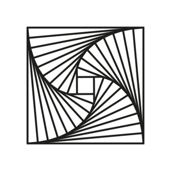 Geometrické tvary Kovové dekorace na zeď 3.0