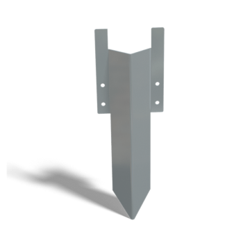 podpěrný kolík krátký Pozinkovaná ocel 12 - 15 cm